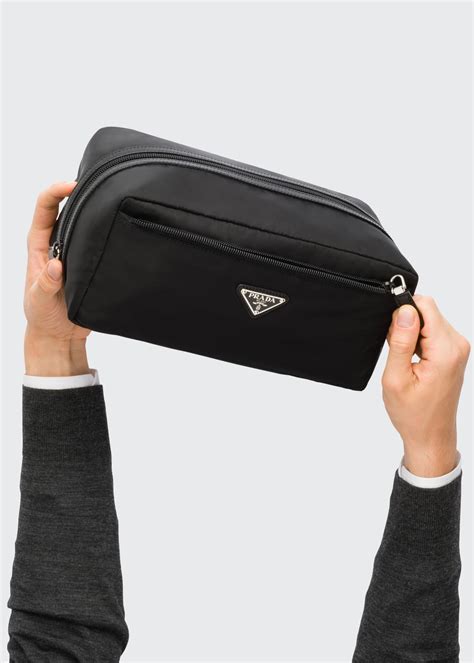 shoulder bags for men prada|Prada toiletry bag men's.